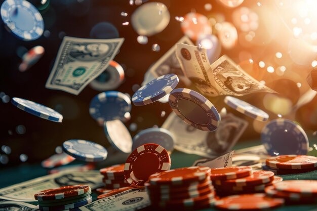 Live casino dealer studio environment